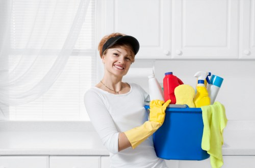Local home cleaners in Hampstead preparing a fresh living space