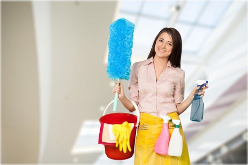 Domestic cleaning service in a Hampstead period property kitchen