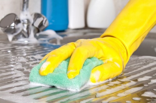 Detailed post-construction cleaning in a Hampstead property