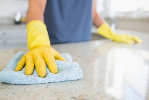 Clean and organised Hampstead property interior after professional cleaning