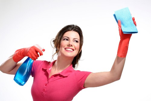 Bathroom cleaning in a Hampstead residence